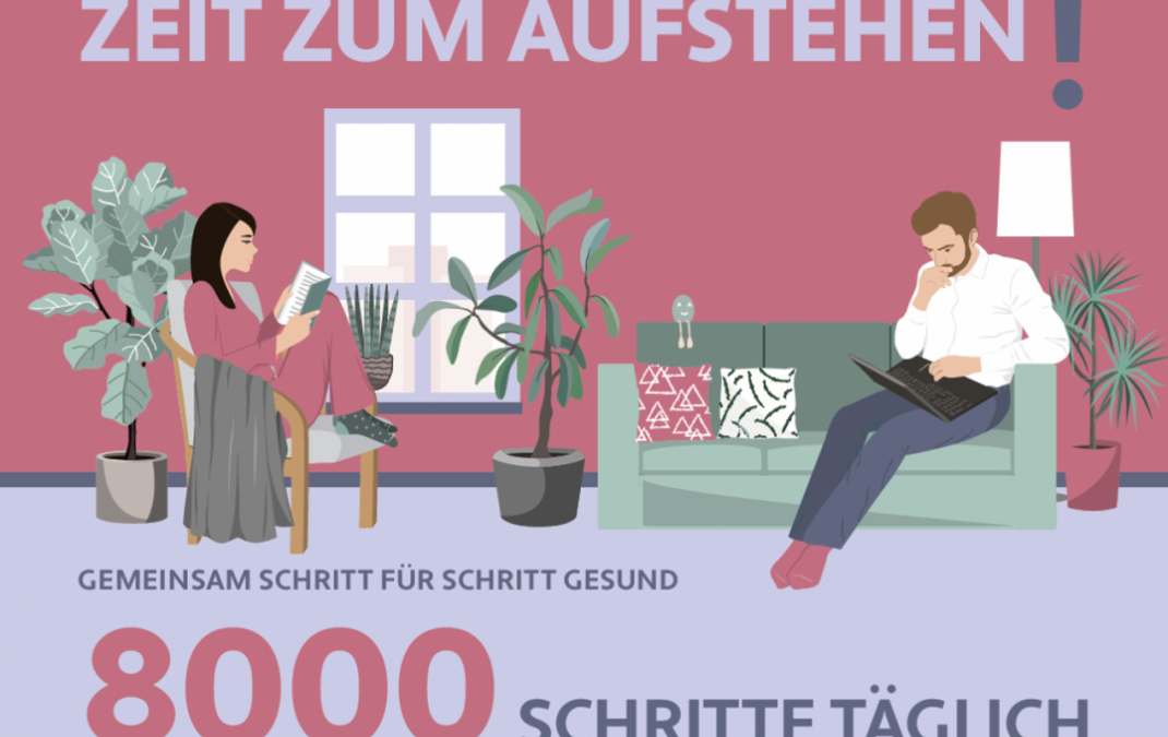 Schritt für Schritt gesund – mit 8000 Schritten täglich